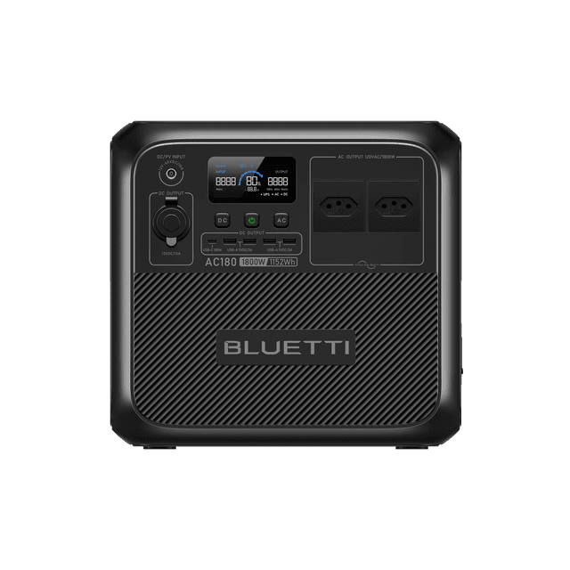 BLUETTI AC180 Estação de Energia Portátil | 1.800 W 1.152 Wh