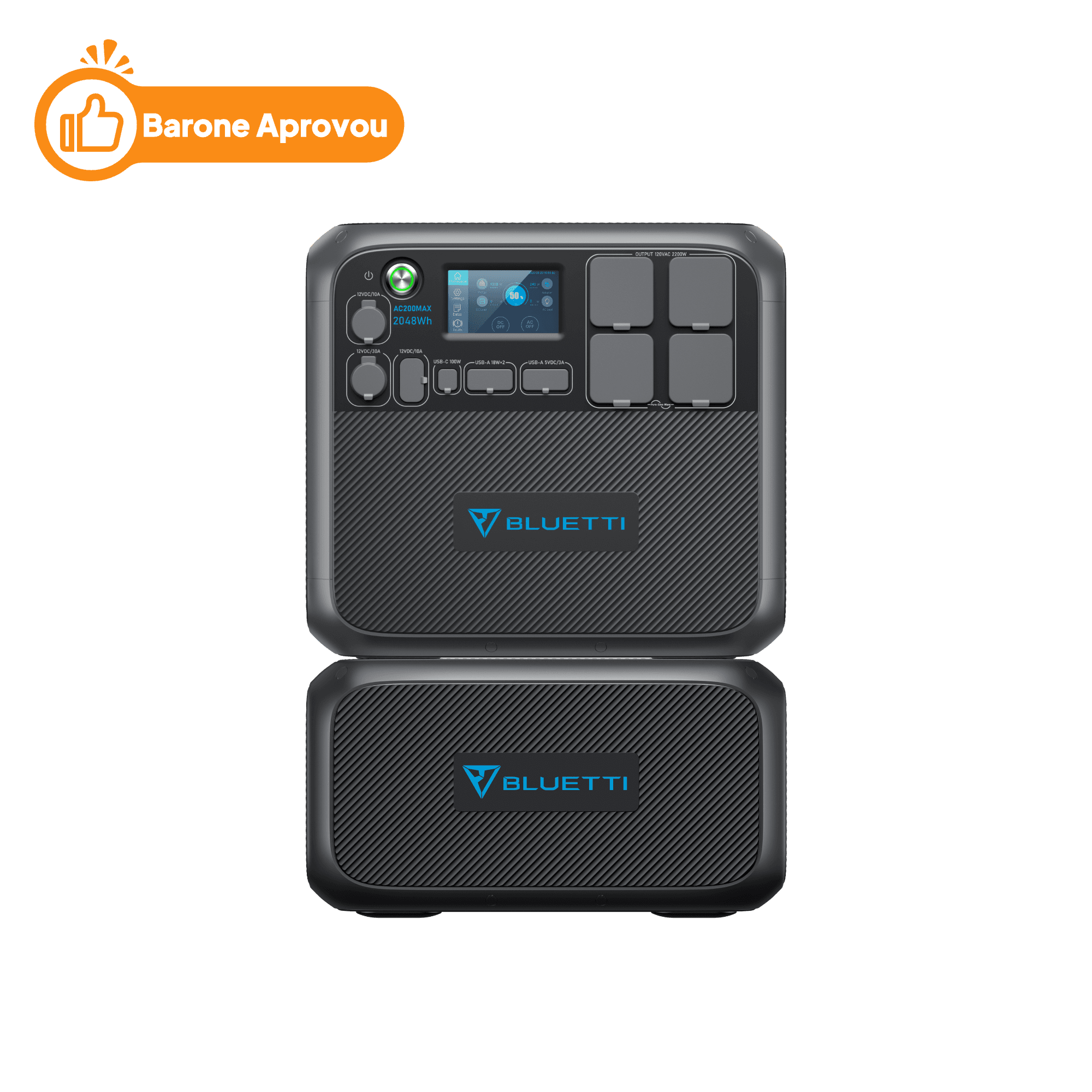 BLUETTI AC200MAX Central Elétrica Expansível | 2.200 W 2.048 Wh 12