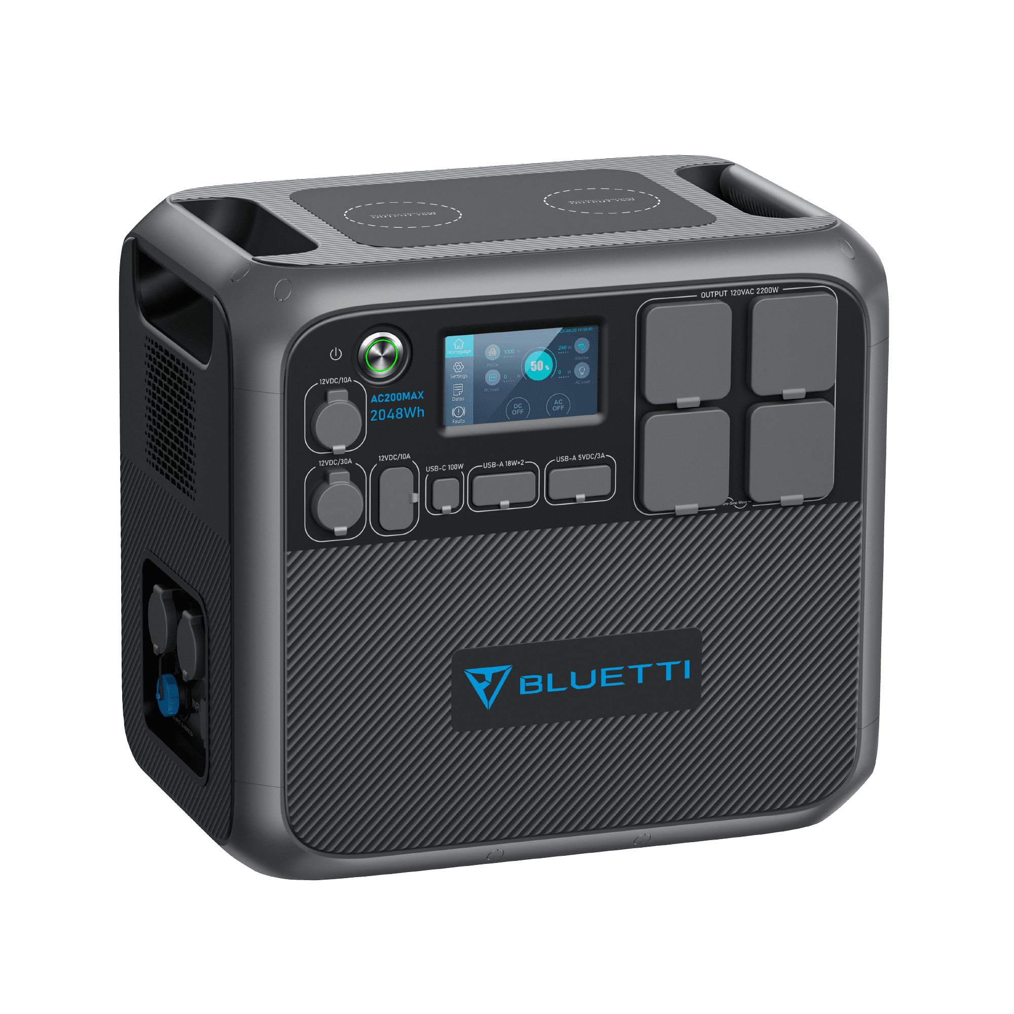 BLUETTI AC200MAX Central Elétrica Expansível | 2.200 W 2.048 Wh 5