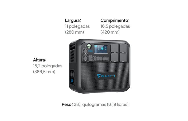 Especificações visuais