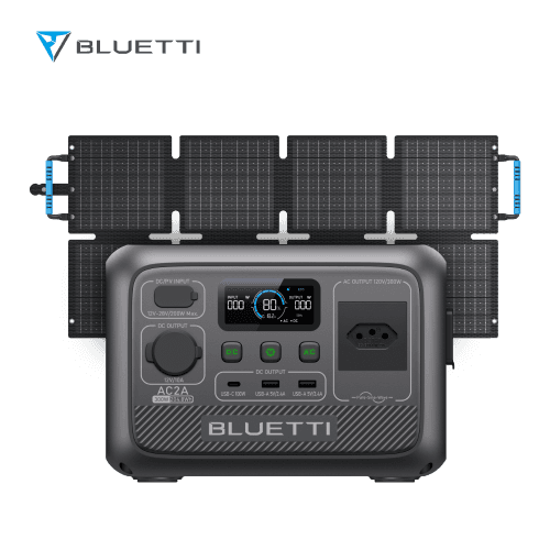 BLUETTI AC2A Estação de Energia Portátil | 300 W 204 Wh 17