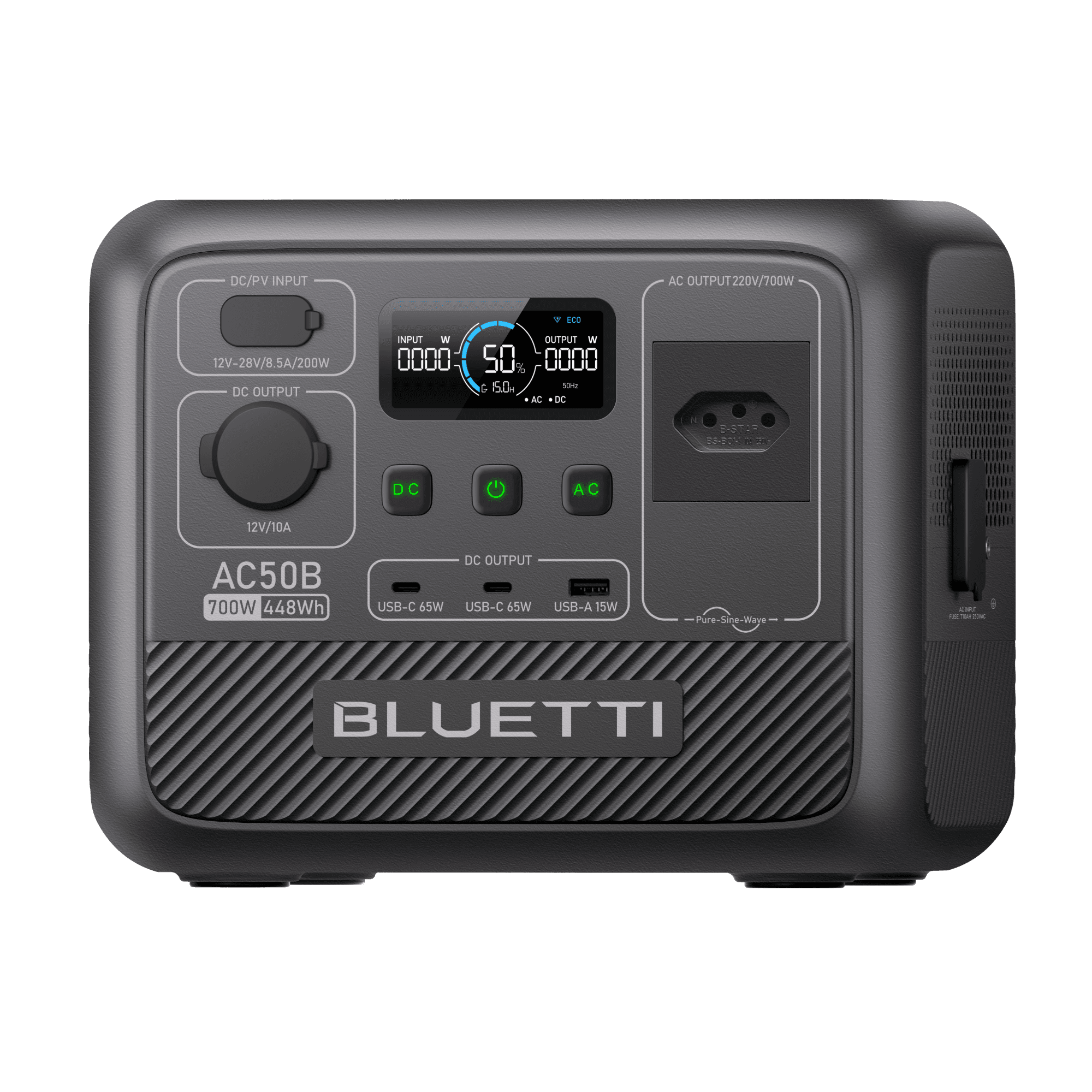 BLUETTI AC50B Estação de Energia Portátil | 700 W 448 Wh 7