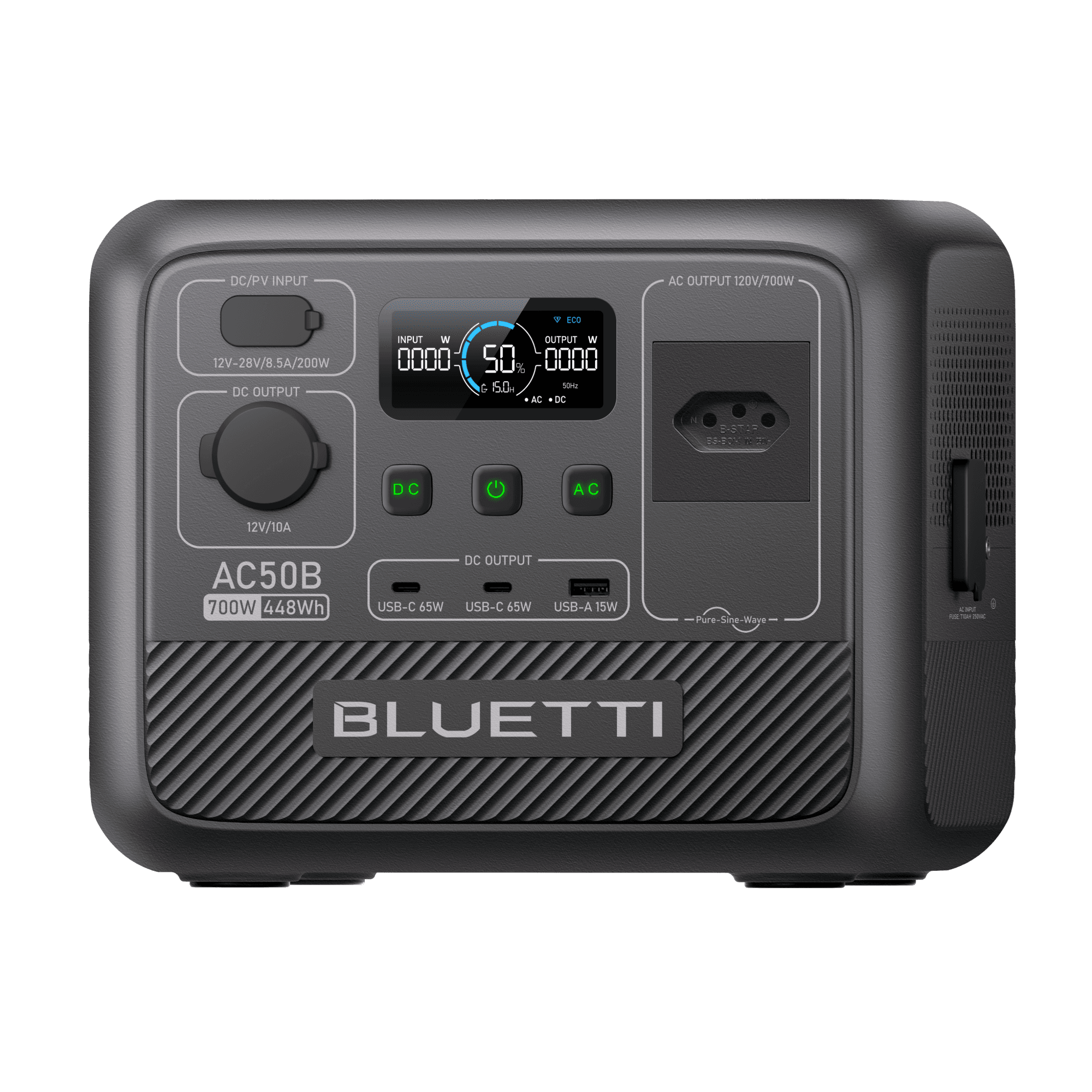 BLUETTI AC50B Estação de Energia Portátil | 700 W 448 Wh 3