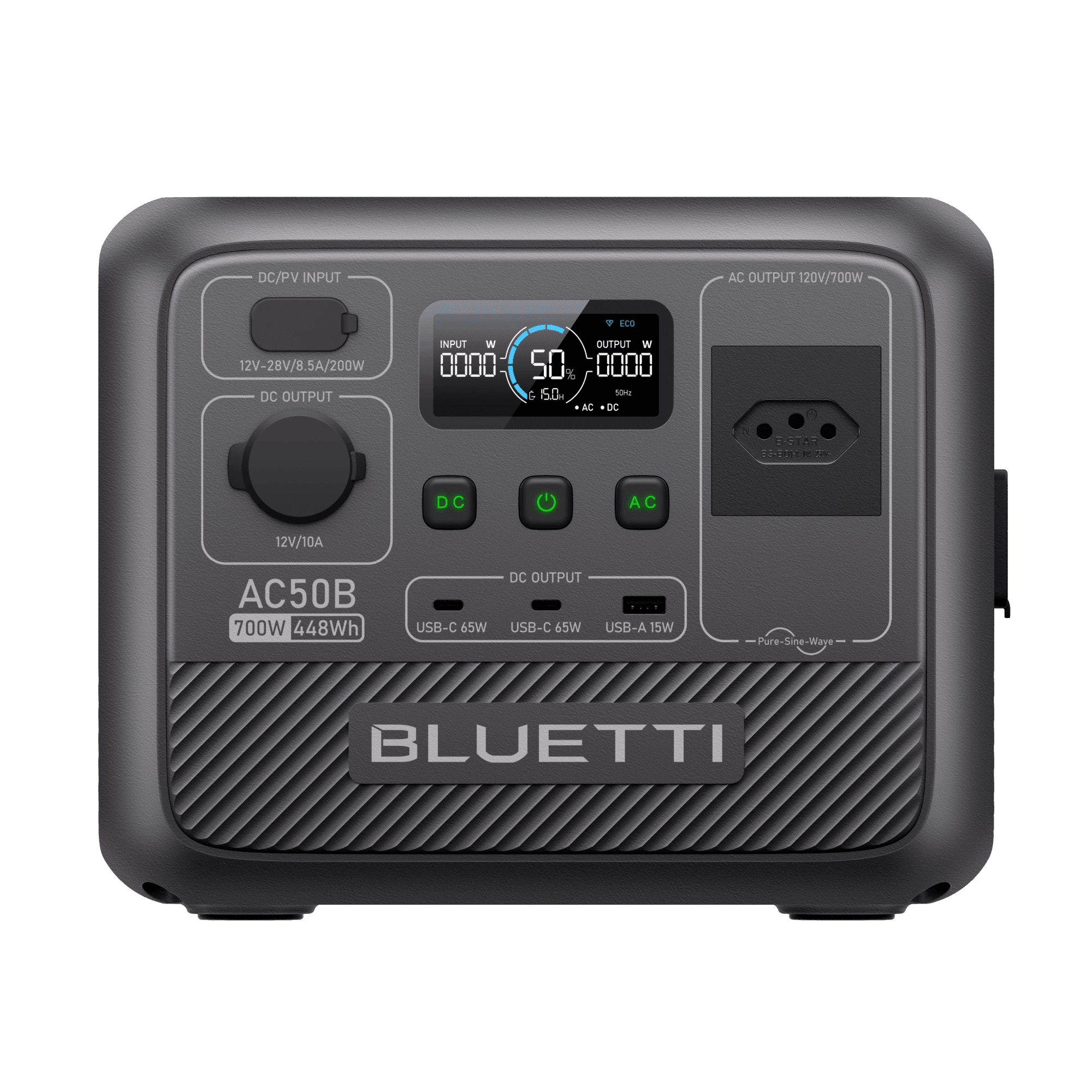 BLUETTI AC50B Estação de Energia Portátil | 700 W 448 Wh 9