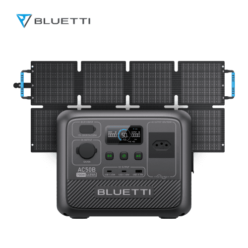 BLUETTI AC50B Estação de Energia Portátil | 700 W 448 Wh 21