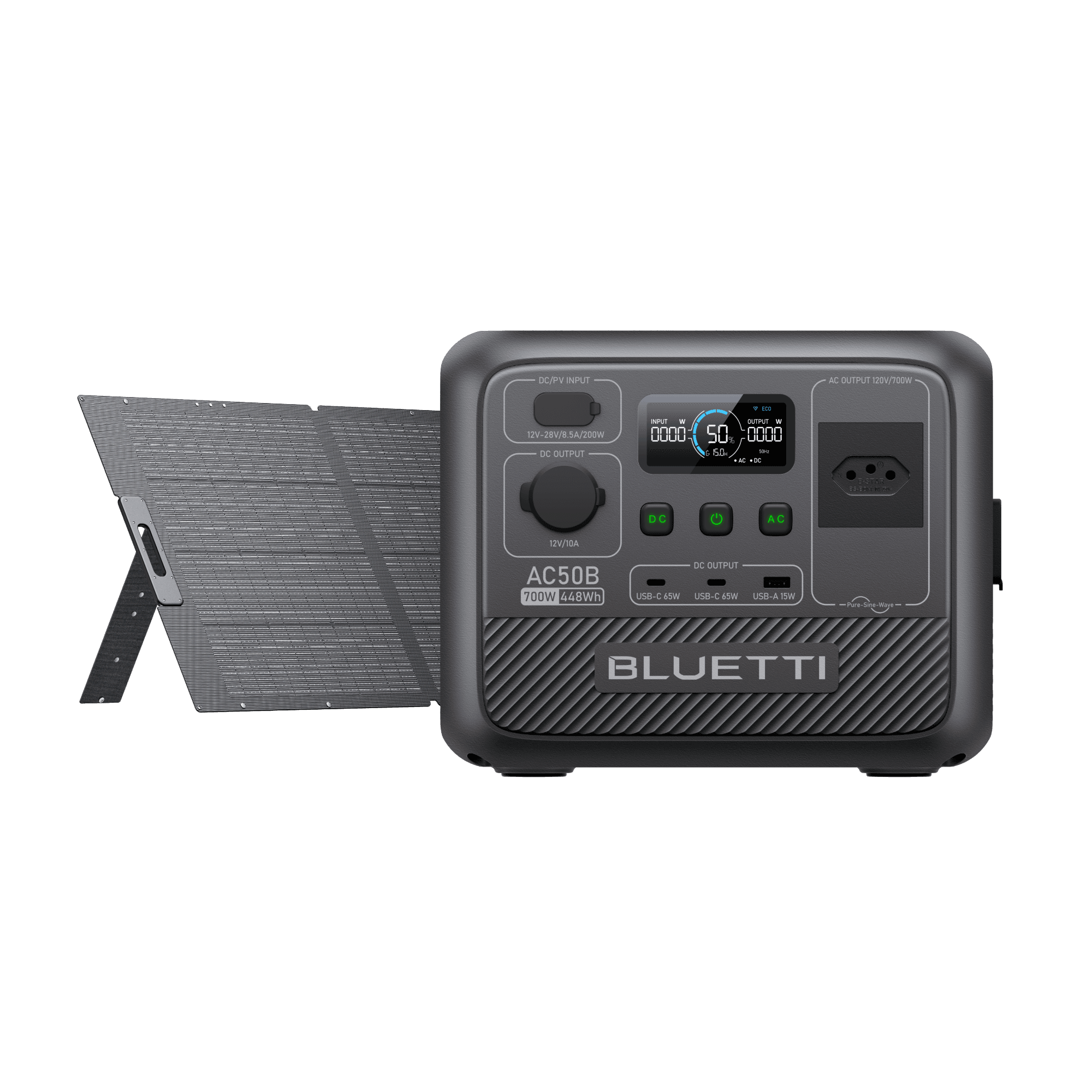 BLUETTI AC50B Estação de Energia Portátil | 700 W 448 Wh 11