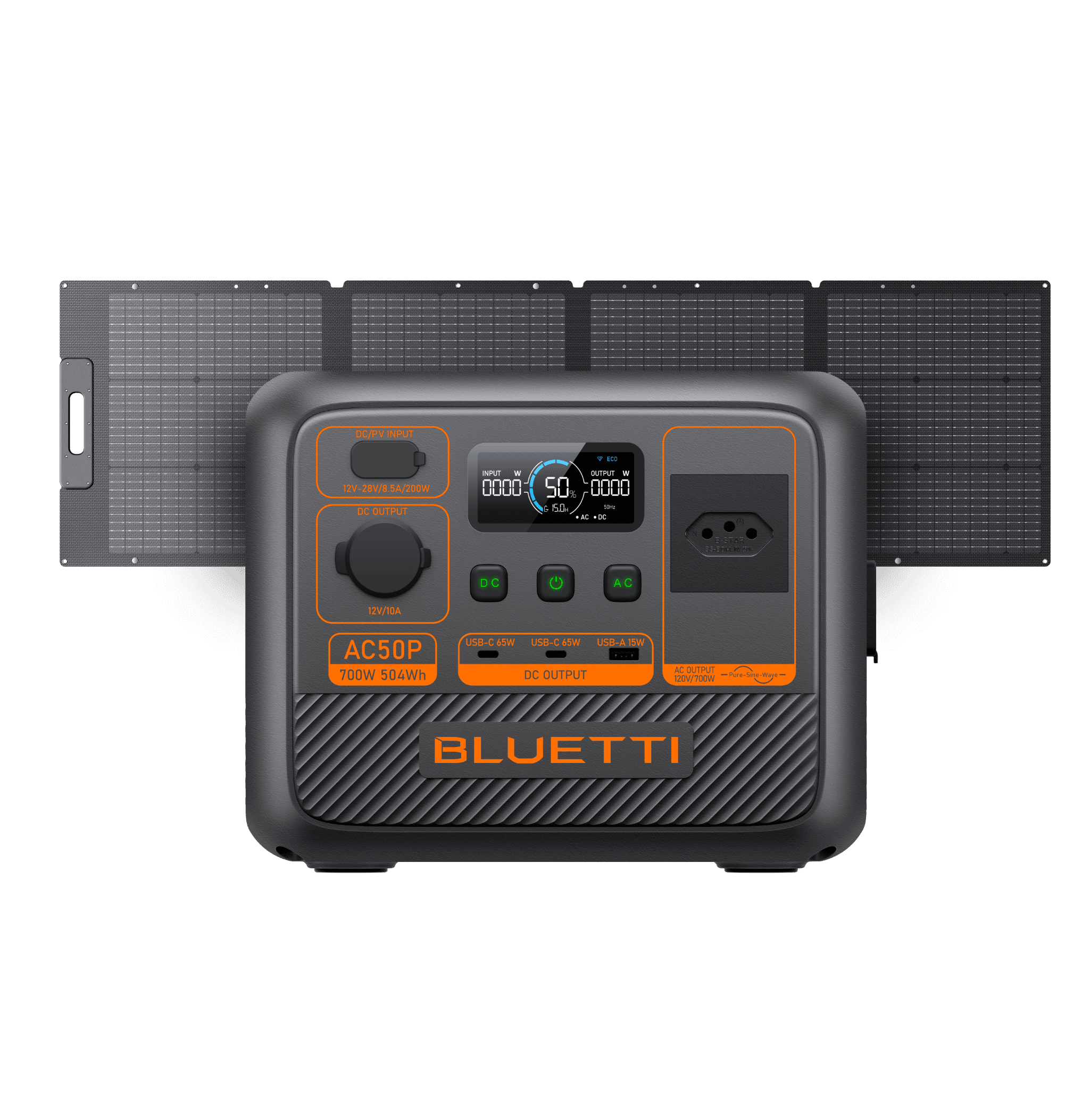 BLUETTI AC50P Estação de Energia Portátil | 700 W 504 Wh 9