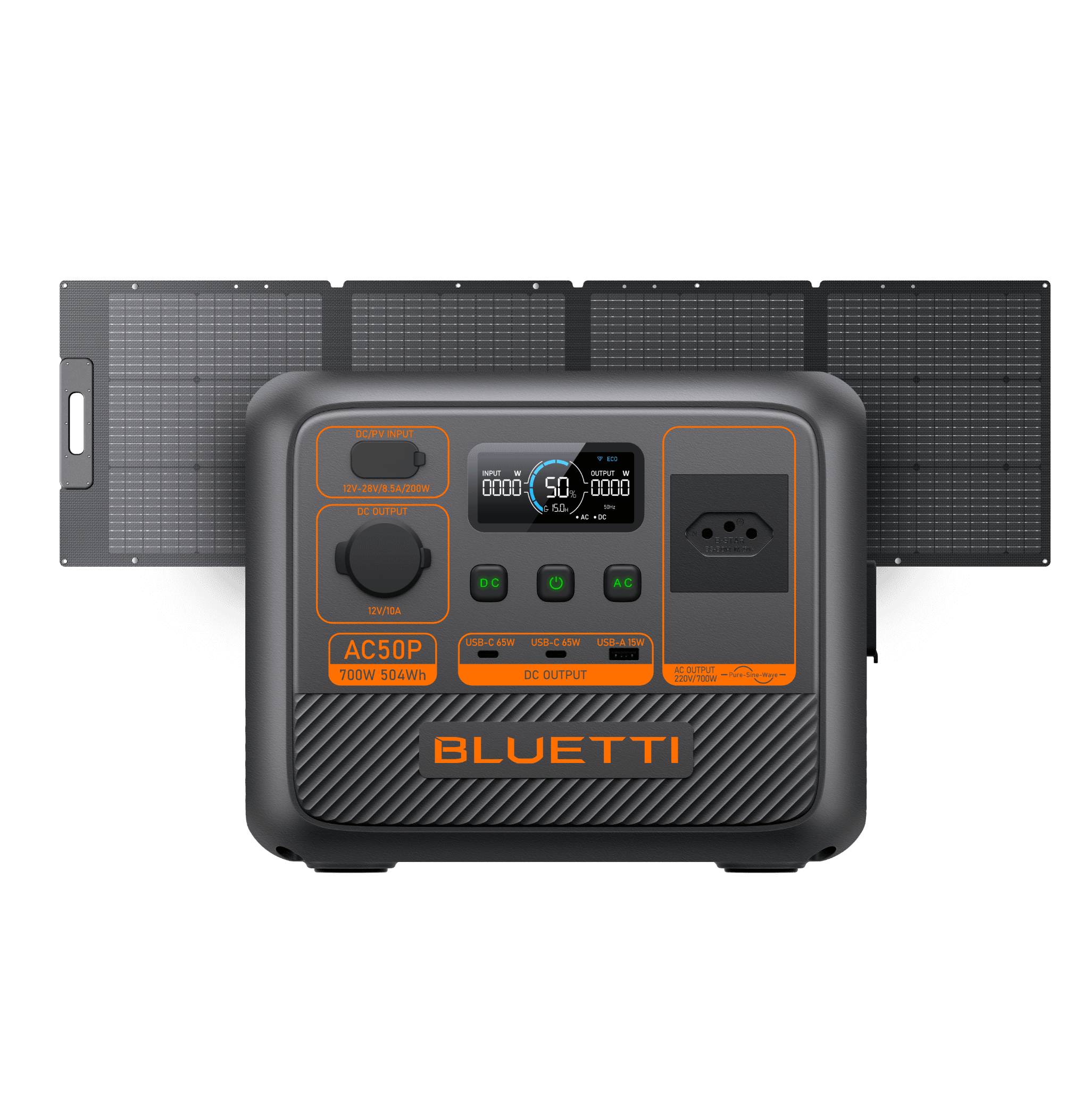 BLUETTI AC50P Estação de Energia Portátil | 700 W 504 Wh 11