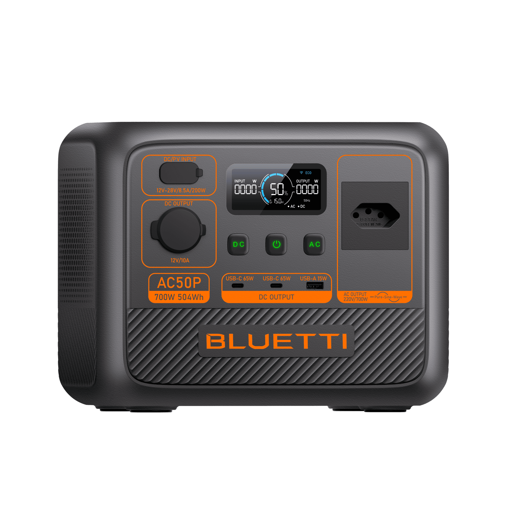 BLUETTI AC50P Estação de Energia Portátil | 700 W 504 Wh 3