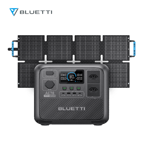 BLUETTI AC70 Estação de Energia Portátil | 1000 W 768 Wh 18