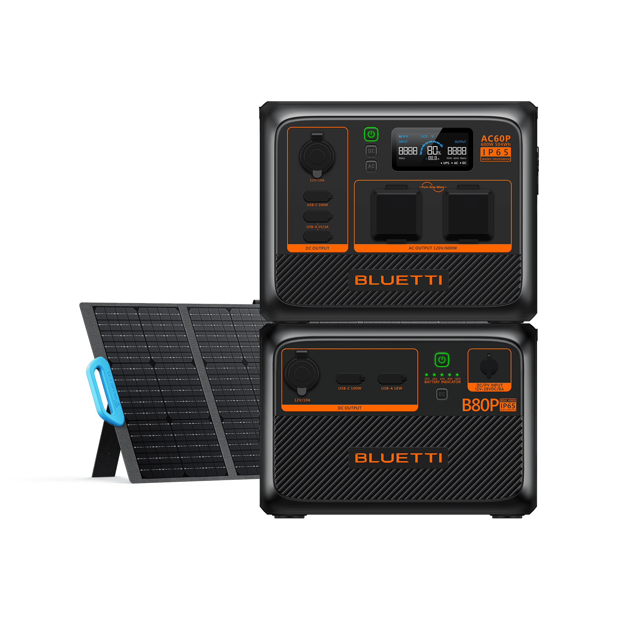 BLUETTI AC60P Estação de Energia Portátil | 600 W 504 Wh 10