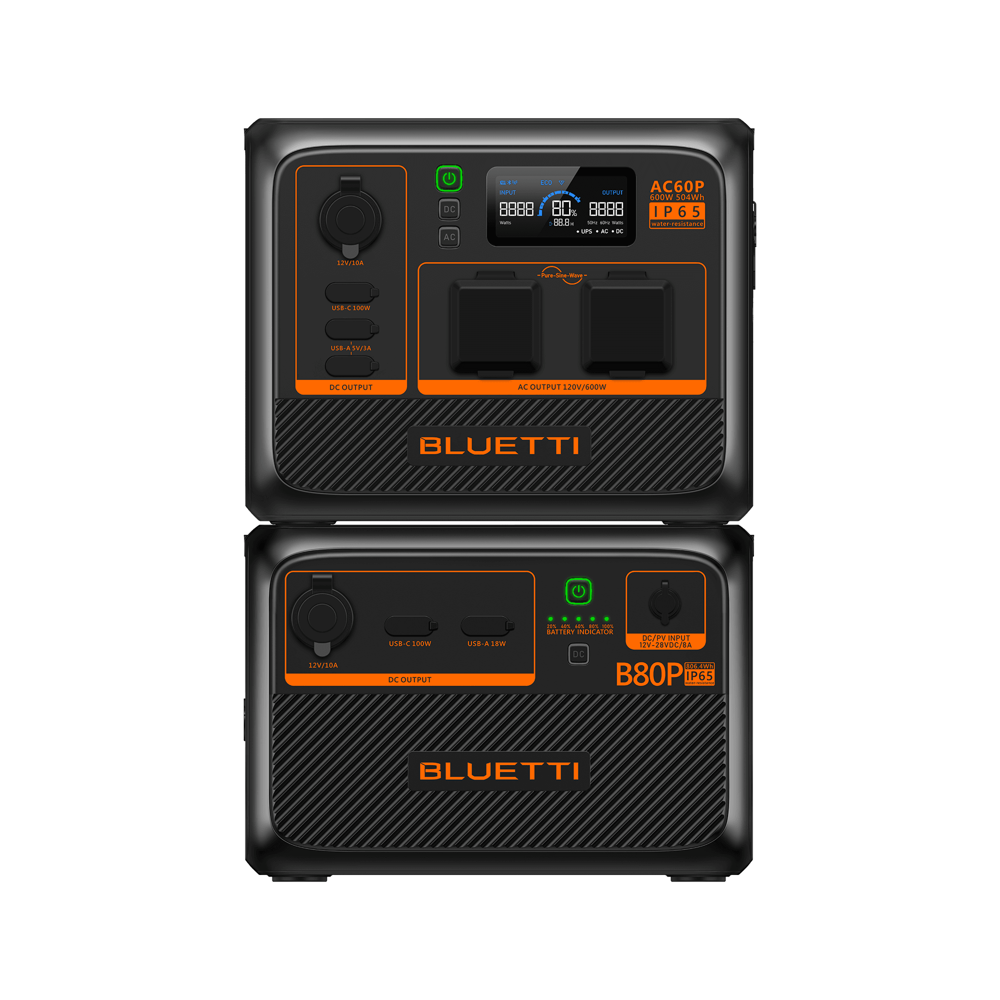 BLUETTI AC60P Estação de Energia Portátil | 600 W 504 Wh 8