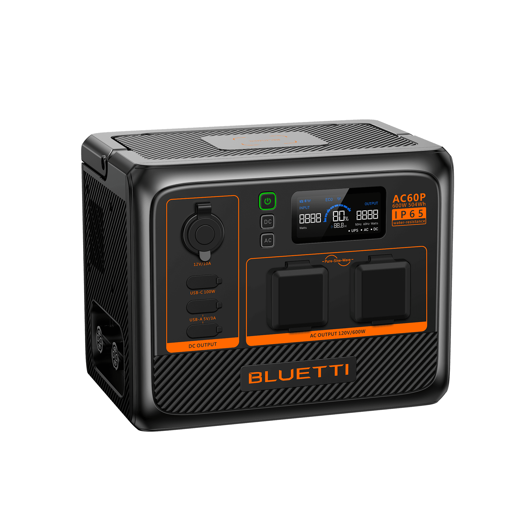 BLUETTI AC60P Estação de Energia Portátil | 600 W 504 Wh 4