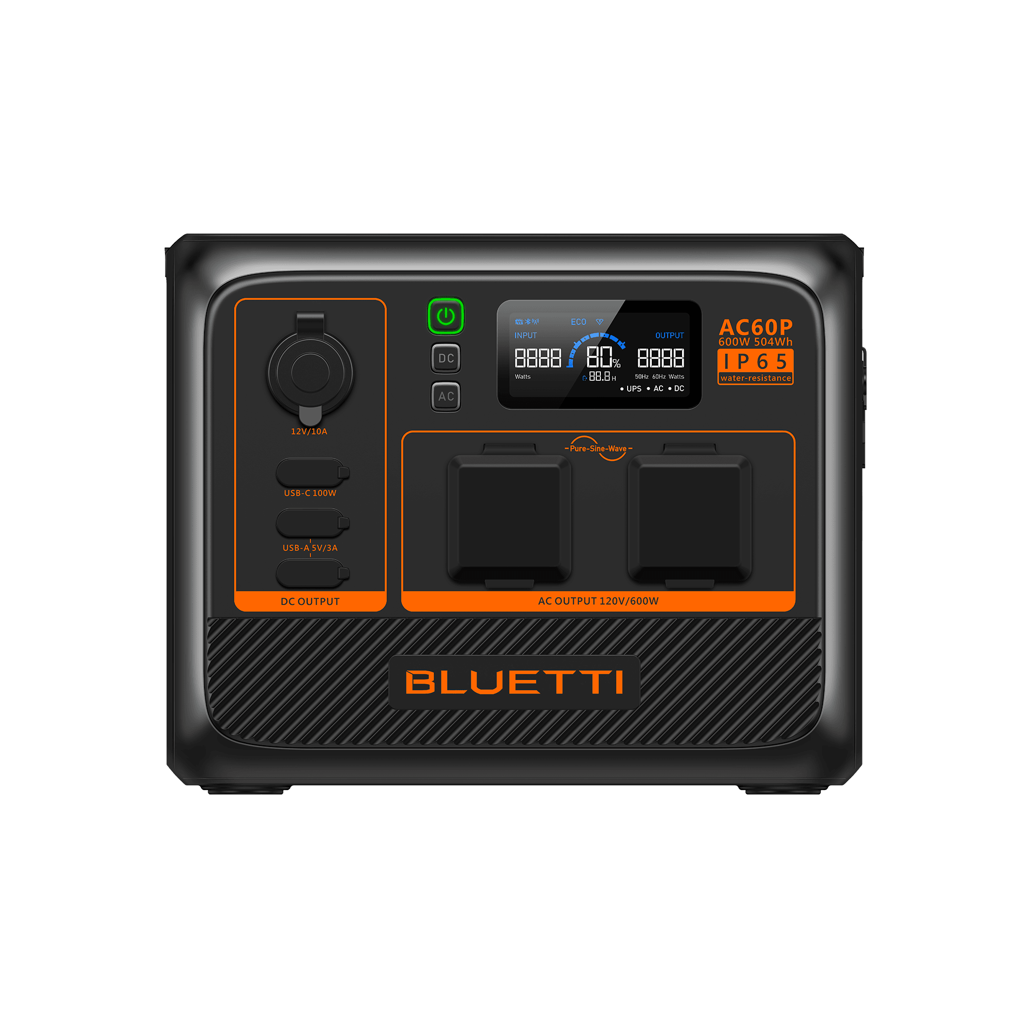 BLUETTI AC60P Estação de Energia Portátil | 600 W 504 Wh 1