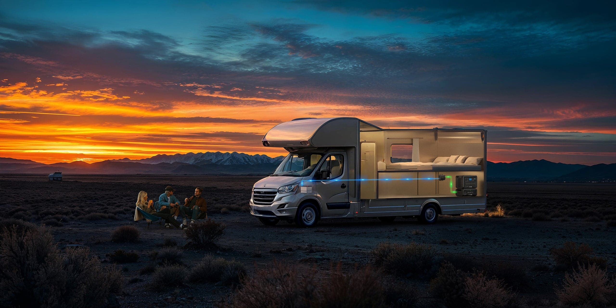 Bateria de Longa Duração para Caravanas