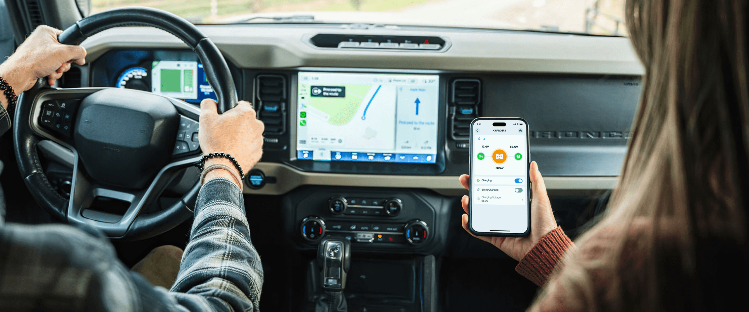 Monitore e Controle Enquanto Dirige