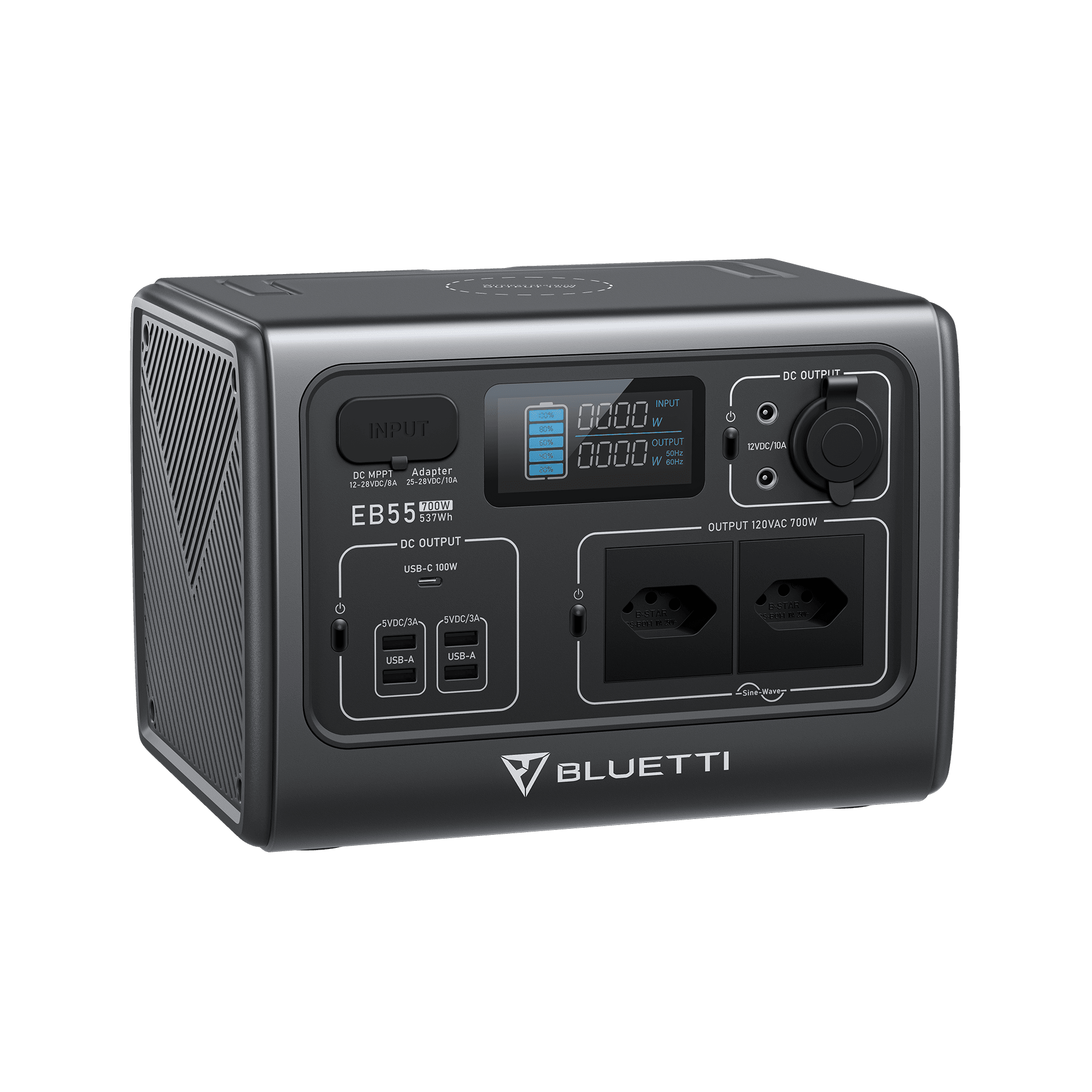 BLUETTI EB55 Estação de Energia Portátil | 700 W 537 Wh 3