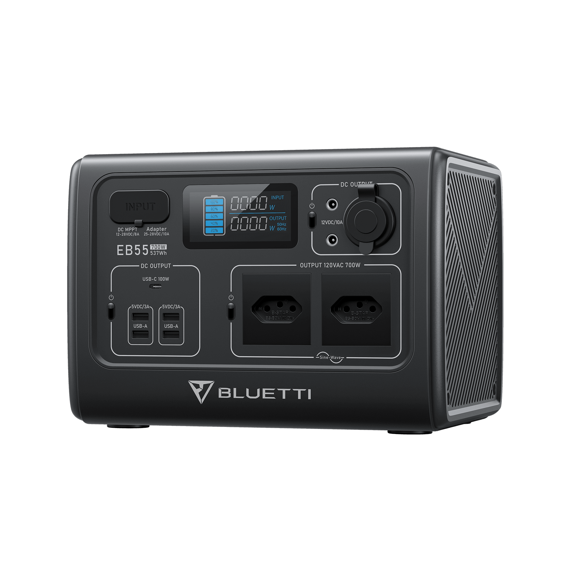 BLUETTI EB55 Estação de Energia Portátil | 700 W 537 Wh 6