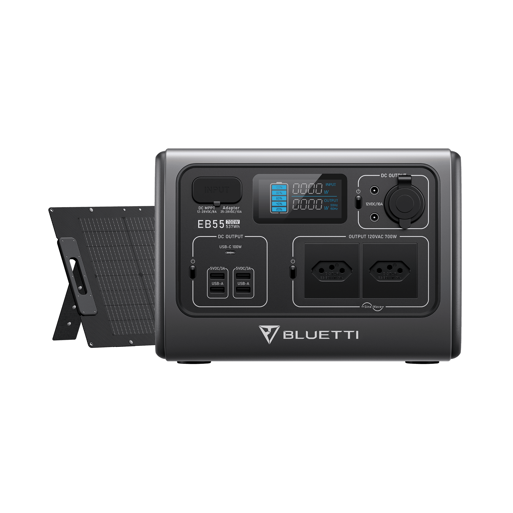 BLUETTI EB55 Estação de Energia Portátil | 700 W 537 Wh 10