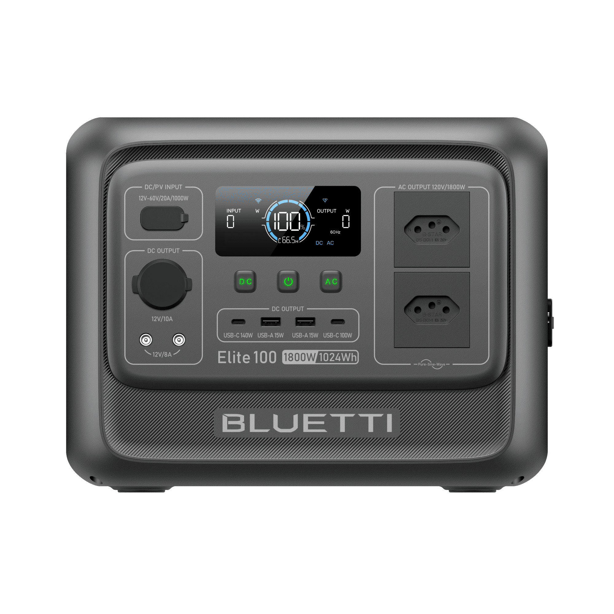 BLUETTI Elite 100 V2 Estação de Energia Portátil | 1.800W 1.024 Wh 15