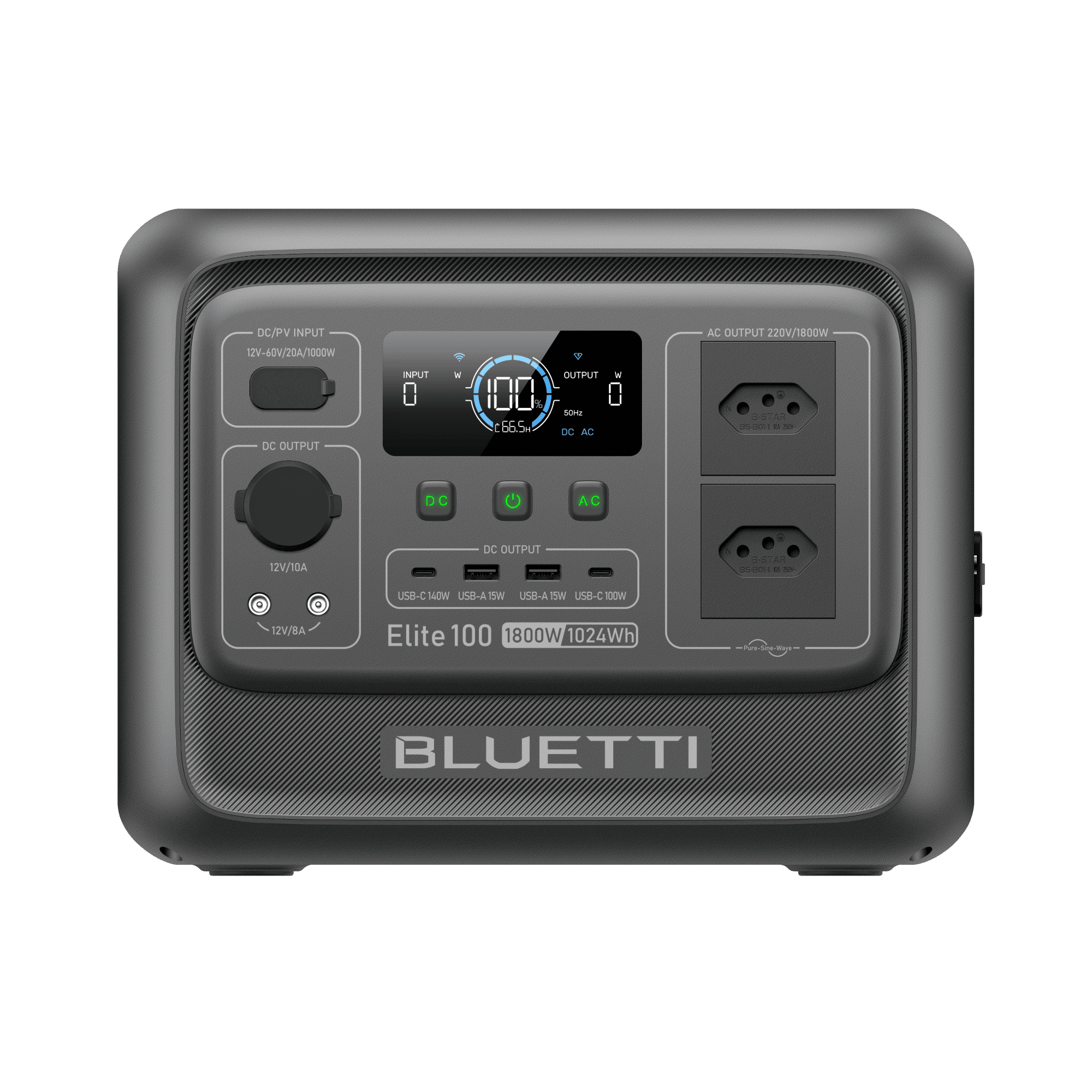 BLUETTI Elite 100 V2 Estação de Energia Portátil | 1.800W 1.024 Wh 1