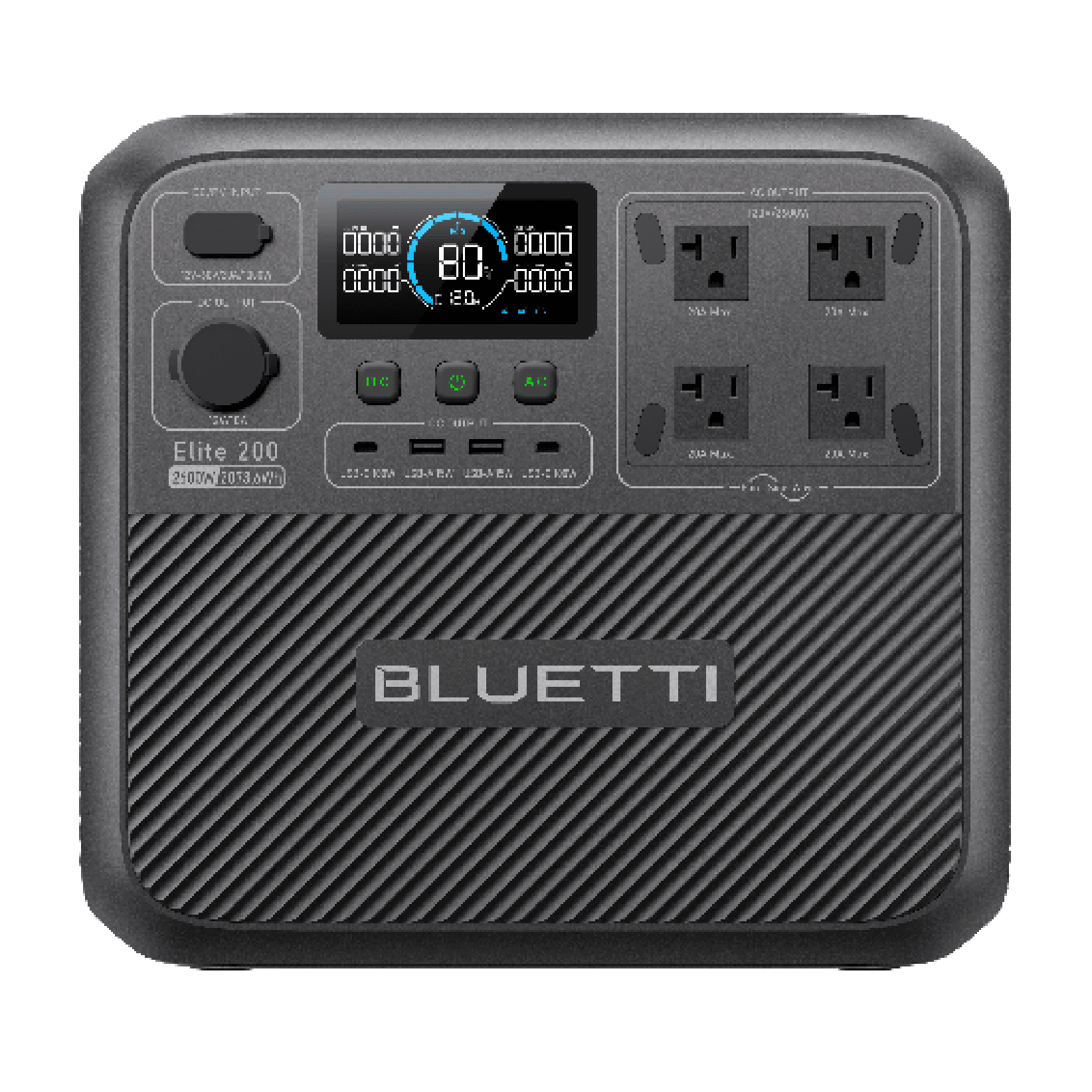 BLUETTI Elite 200 V2 Estação de Energia Portátil | 2.600 W 2.073,6 Wh 9