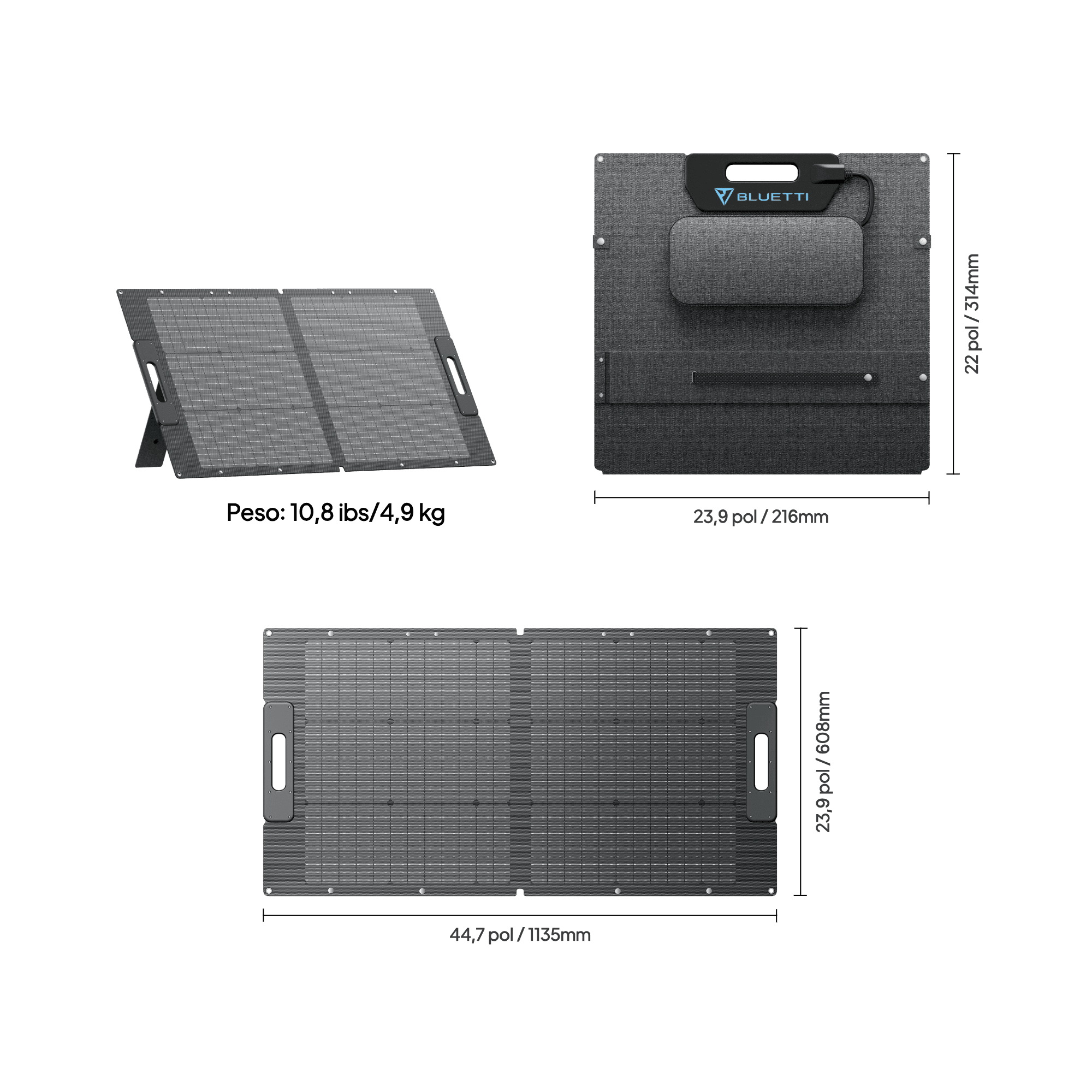 Especificações visuais